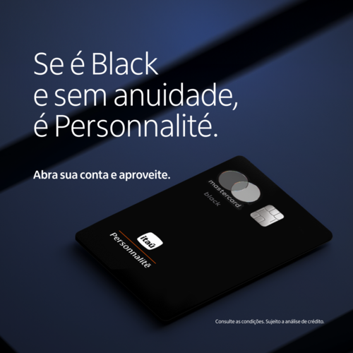 Cartão Itaú Personnalité Black: Pontos e Vantagens Exclusivas!