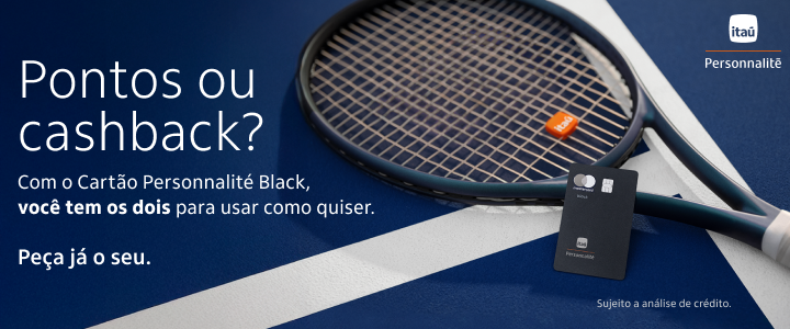 Cartão Itaú Personnalité Black: Pontos e Vantagens Exclusivas!